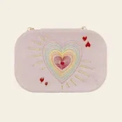 Love in the Air — Embroidered Travel Jewelry Box