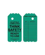 BSG-101-0 - Disposable Green Ready To Use Safety Scaffold Tag