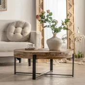 31.29Modern Retro Splicing Round Coffee Table
