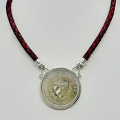 Cuban Un Peso Genuine Cuban Coin Enhancer Pendant (Necklace sold separately) (pre-1959)