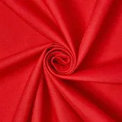 100% Cotton Broadcloth Fabric— Red Color for Sewing