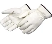 6147 Leather Drivers Gloves Economy Grain Cowhide Driver with Keystone Thumb
