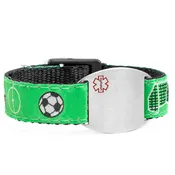 Childs Soccer Sport Band Medical Alert Bracelets-AA1108