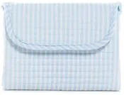 Blue Pimlico Stripe Quilted Changing Mat