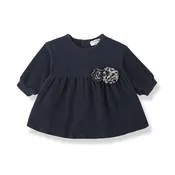 1 More In The Family - Long Sleeve Dress - Navy