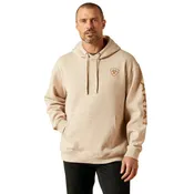 ARIAT LOGO HOODIE - OATMEAL HEATHER
