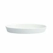 12″ x 7″ White China Oval Baker 1.5″ deep