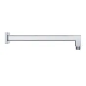 Aquamoon 15" Shower arm Wall Square Brush Nickel with Flange