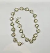 Domed Rosebud Collar Necklace