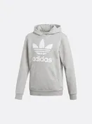 adidas - Boy - Trefoil Hoodie - Grey/White