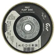 4-1/2 X 5/8-11 Felt Polishing Flap Disc 5/DISC