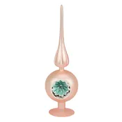 10" Pink Glass Tree Topper