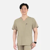 Men  Top  5802  Mens 4 Pocket V-Neck Top