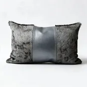 African Blue Wildebeest Hide Pillow