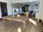 English Country Table Knotty Alder | Minnesota Farmhouse Custom Dining Tables and Furniture