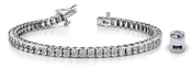 7-Inch Half Bezel Confidence Tennis Bracelet 2.0 Carat Total Weight