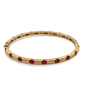 14K Gold Bracelet with Ruby
