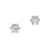 1.01 Ctw. Old European Cut Diamond Stud Earrings from Bespoke by Platt