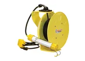 Conductix 1200 Series PowerReel, 14 AWG / 3 Conductors with Fluorescent Hand Lamp 40 ft Length