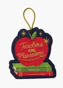 Awesome teachers ornament