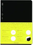 365DAYS NOTEBOOK B6 BLACK GRID