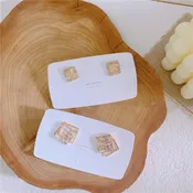 square earring