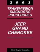 2003 Jeep Grand Cherokee Transmission Diagnostic Procedures Manual