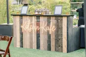 Bar - 7' Reclaimed Wood — Diehl Event Rentals