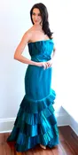 Emerald Evening Gown
