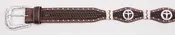 BASKETWEAVE CROSS GALLOP BELT