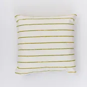 18" Pillow - 11 Highland Stripe Citrus  - knife edge