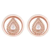 Diety Round, Rose Gold Plated, 7/16in — CowPok