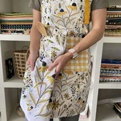 Bee Garden Apron and Tea Towel Bundle