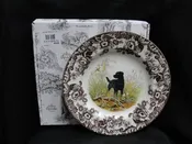 Spode Woodland Black Labrador Hunting Dog: NEW Dinner Plate (s), 10 1/2", Box