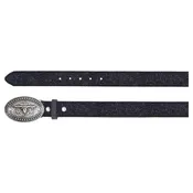 ARENA ACE 2520791600 BOYS BELT GREY WITH OAK LEAF EMBOSS