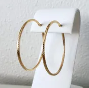 14K Gold Hoop Earrings