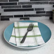 Hammered Silver 4-Piece Salad Fork Set - Stainless Steel Flatware Dinner Utensils, Essential Kitchen Cutlery Set, Dishwasher Safe $2.00 EACH, CASE PACK OF 24