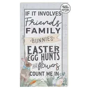 11" x 20" Friends Family Easter Indoor Outdoor Sign