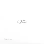 2mm Infinity Hoops