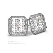Matrix Octagon Earrings