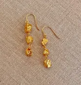 Gold Rush Nugget Earrings