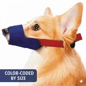Color-Coded Strap Quick Muzzle for Dogs XXS-5XL