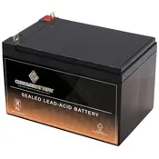 12V 12Ah Sealed Lead Acid Battery with Nut and Bolt Terminals