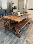 Country X Walnut | Minnesota Farmhouse Custom Dining Tables and Furniture