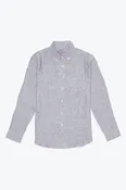Alex Crane Lines Playa Linen Shirt