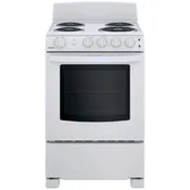 Hotpoint  RAS240DMWW
24 Inch Freestanding Electric Range with 4 Coil Elements-NEW