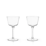 Angled Nick & Nora Glasses, Set of 2