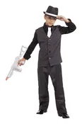 20's Gangster Kids Costume