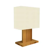 Accord Lighting 1024.12 One Light Table Lamp, Teak