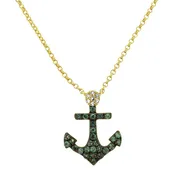 Alexandrite Anchor Necklace